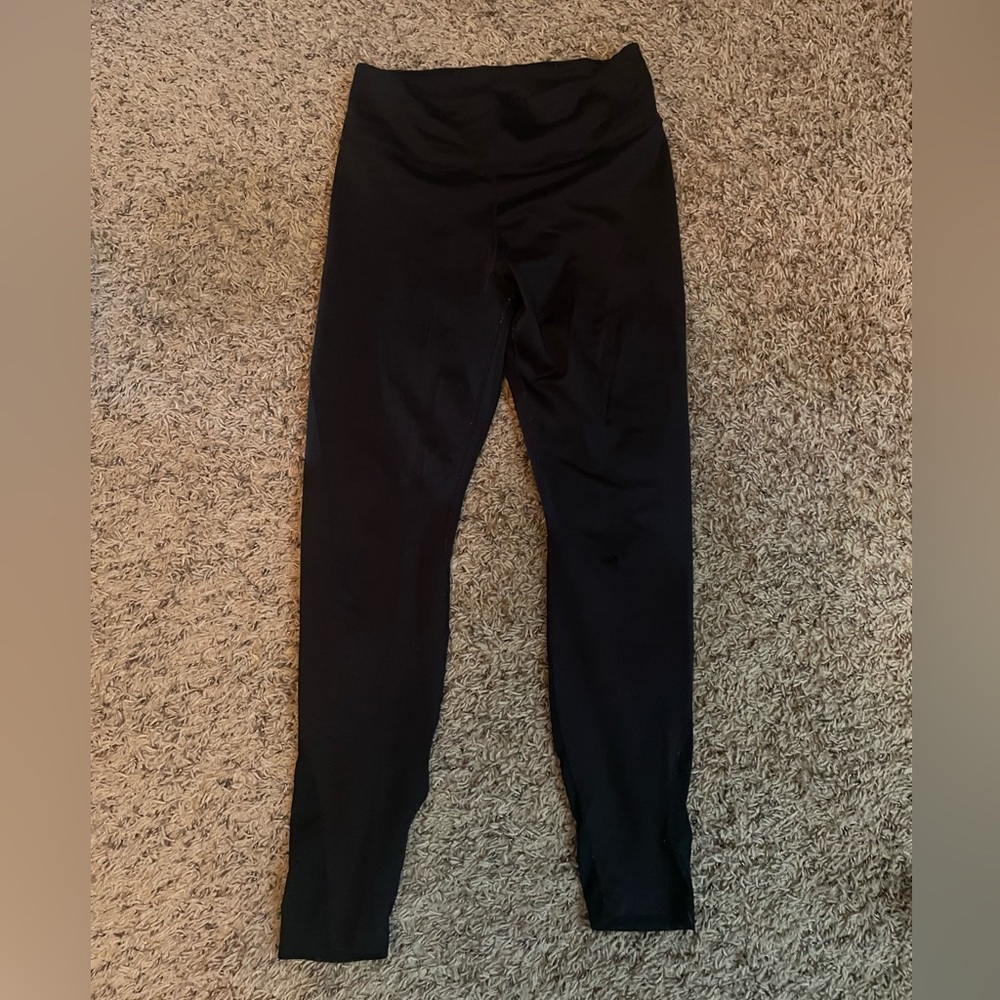 medium black nike Dri Fit leggings with mesh